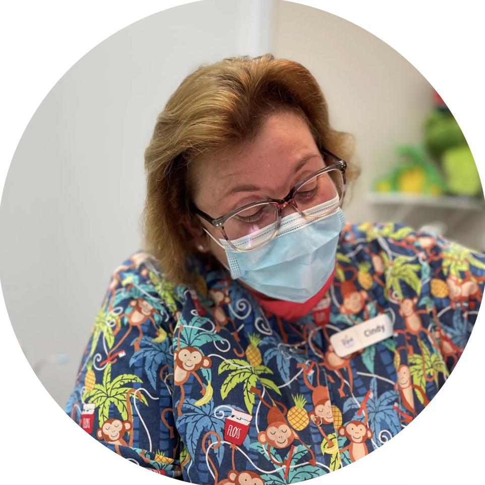 Cindy, a member of the Exeter Pediatric Dentistry team